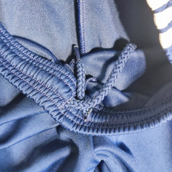 Adidas Climalite athletic shorts boys XL blue with 3 white stripes - Picture 11 of 16